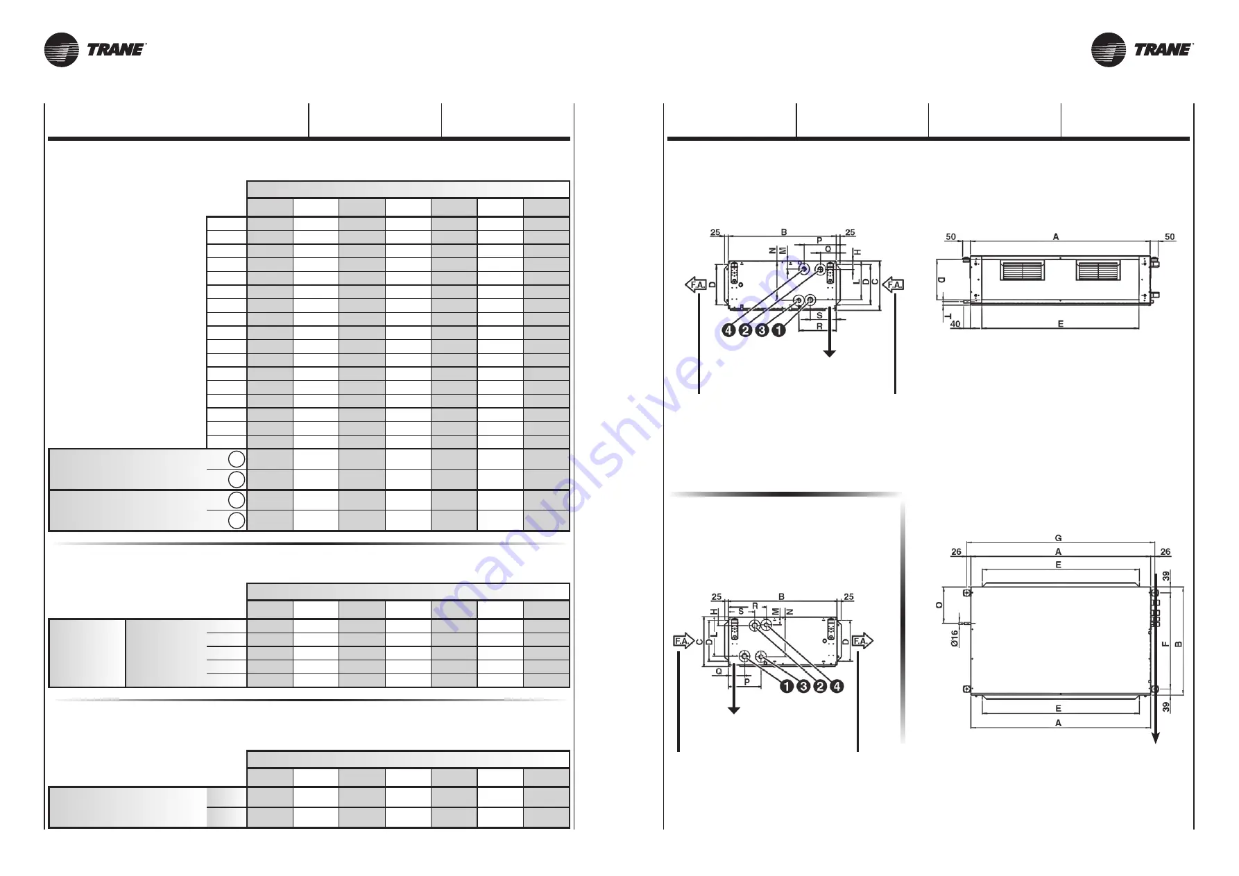 Trane BFSL 13 Technical Manual Download Page 16