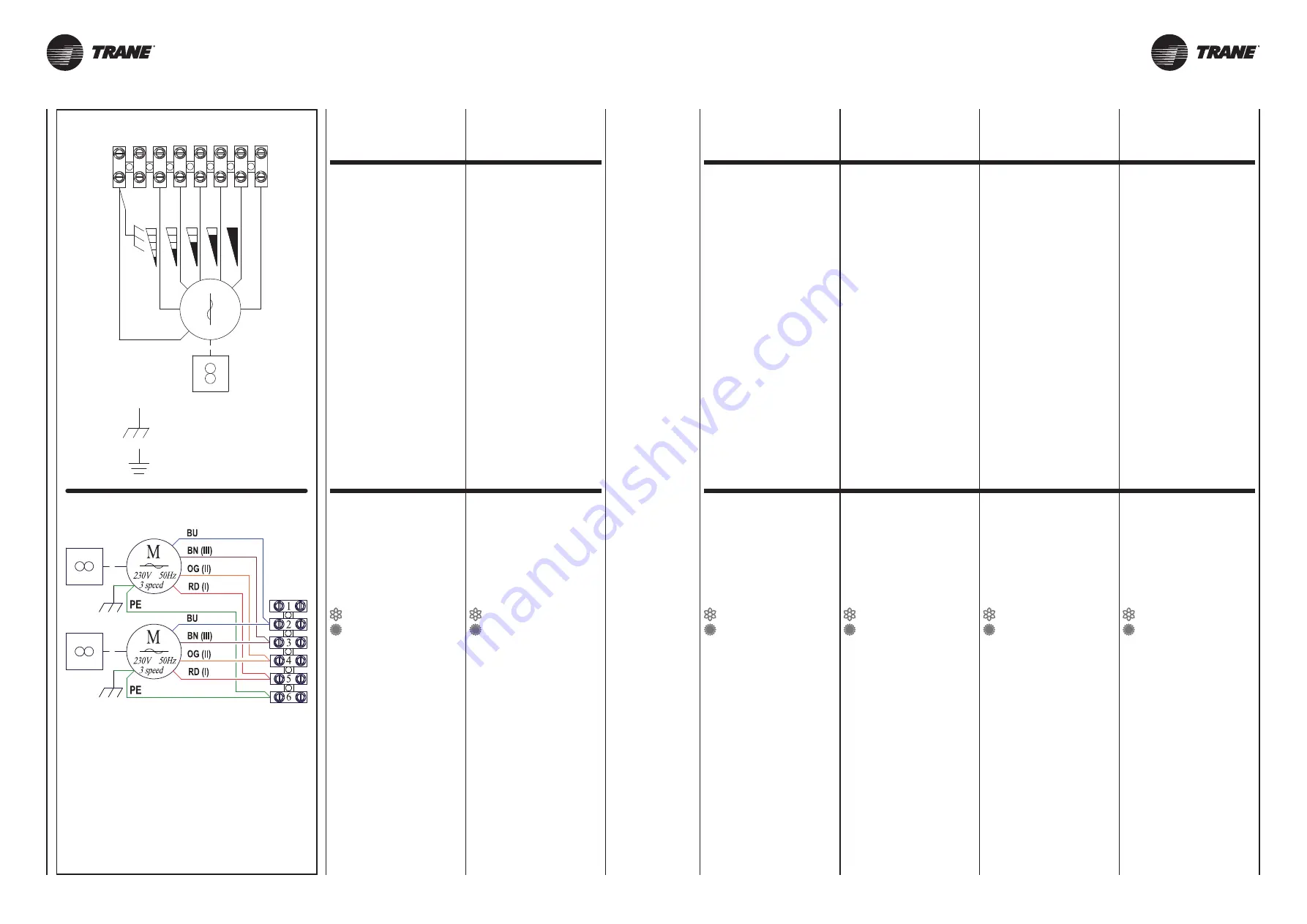 Trane BFSL 13 Technical Manual Download Page 21