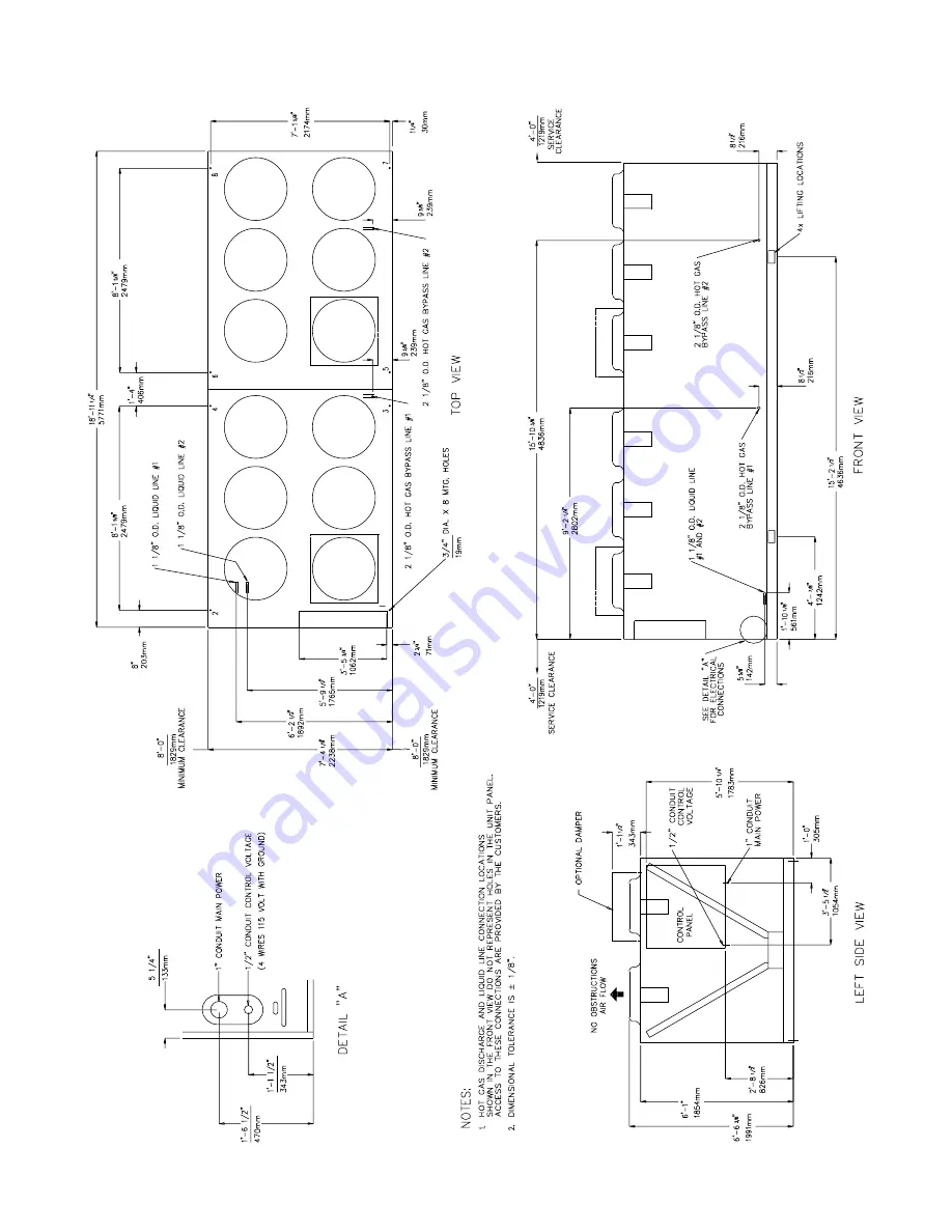 Trane CAUC-C80 Installation Operation & Maintenance Download Page 10