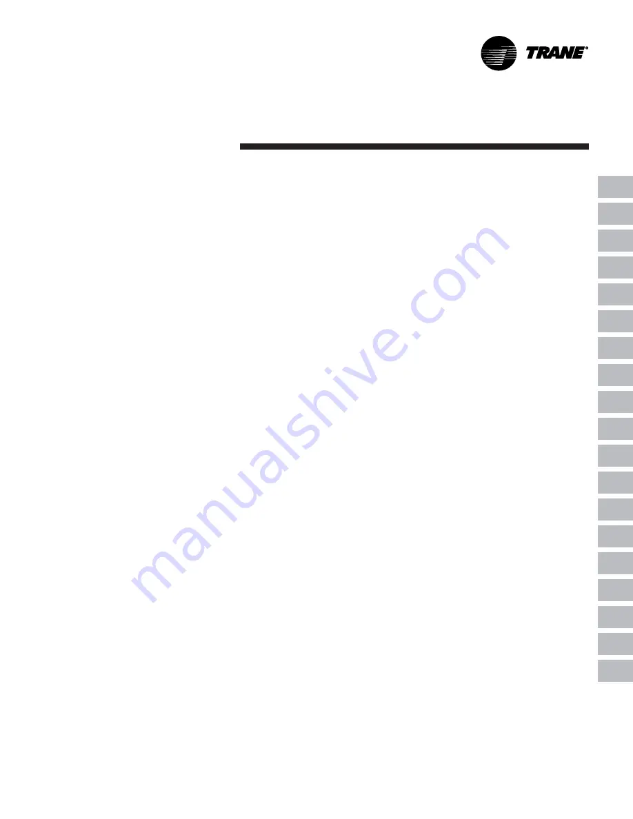 Trane CenTraVac Installation - General Information Download Page 3
