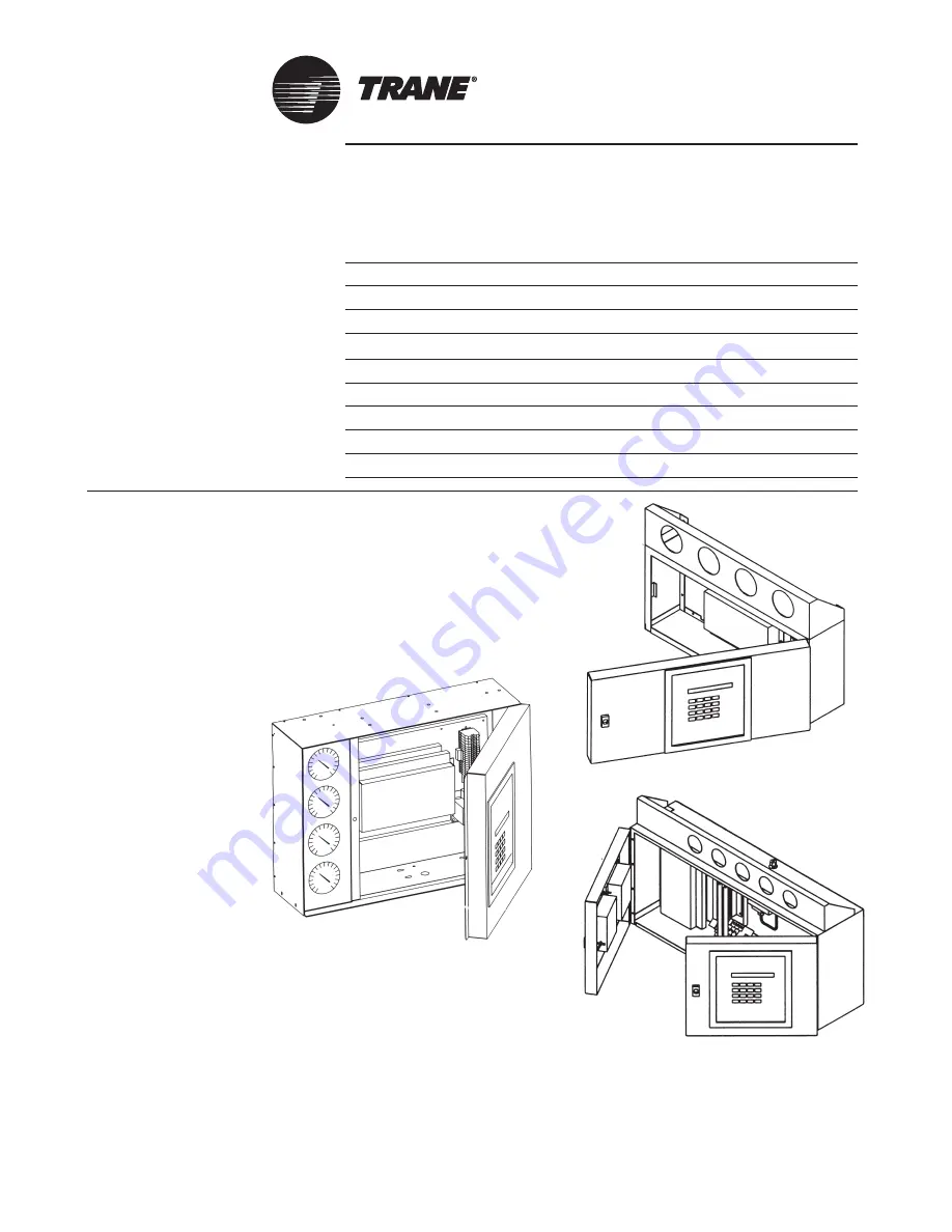 Trane CVRC-M-1D Скачать руководство пользователя страница 1