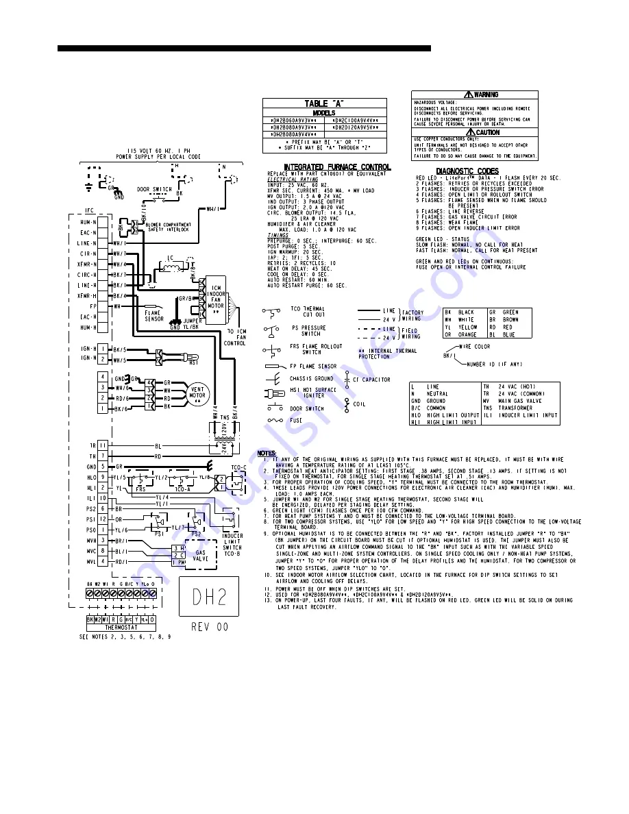 Trane *DH2B060A9V3VA Скачать руководство пользователя страница 11