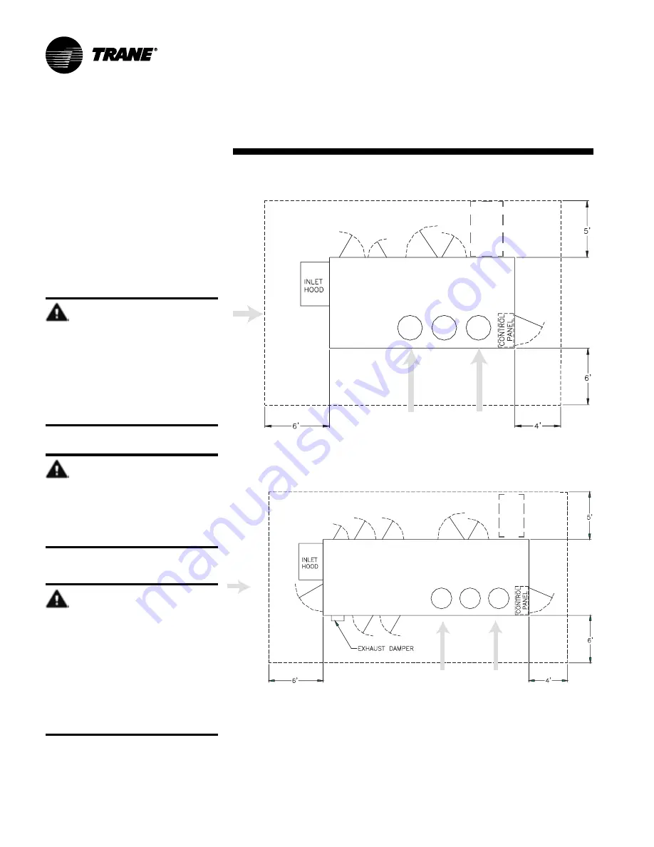 Trane FADA Installation & Operation Manual Download Page 10