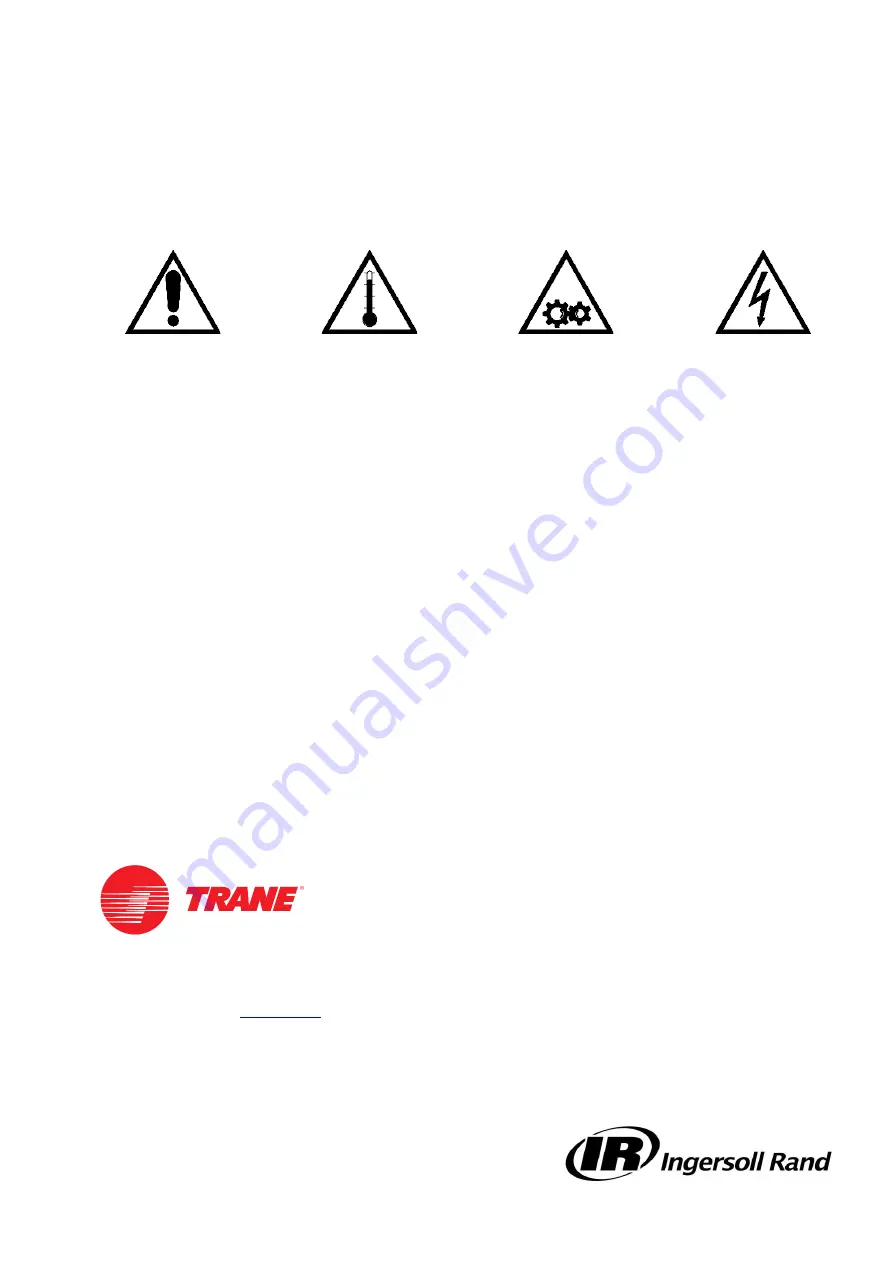 Trane Flex II Original Instructions Manual Download Page 42