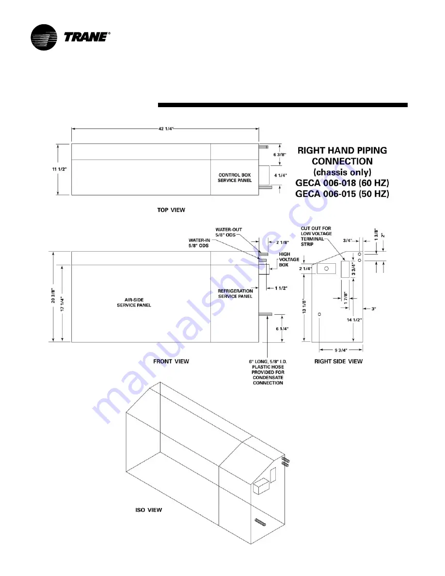 Trane GECA -006 Скачать руководство пользователя страница 16