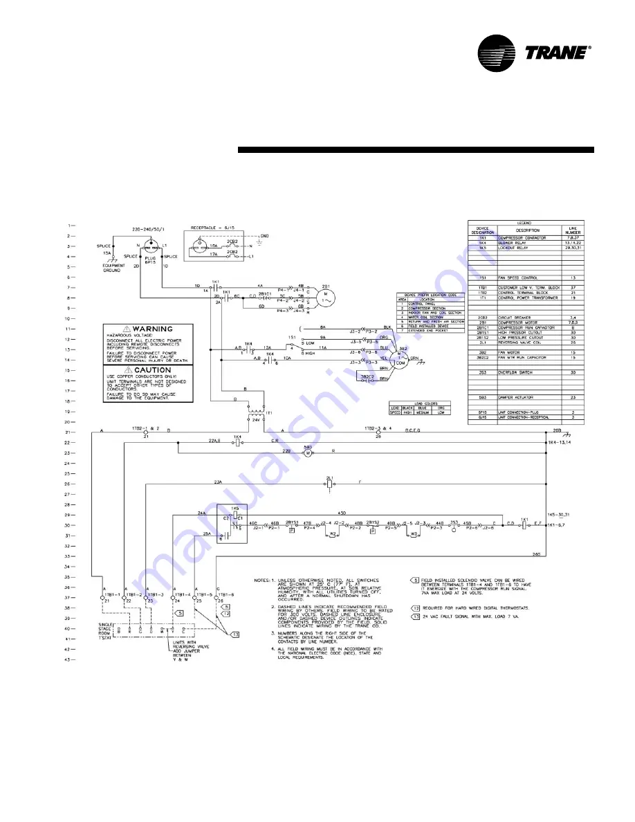 Trane GECA -006 Скачать руководство пользователя страница 41