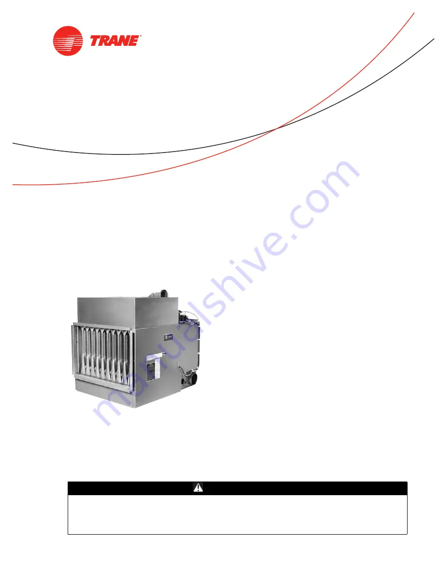 Trane GMND-SVX01B-EN Installation, Operation And Maintenance Manual Download Page 1