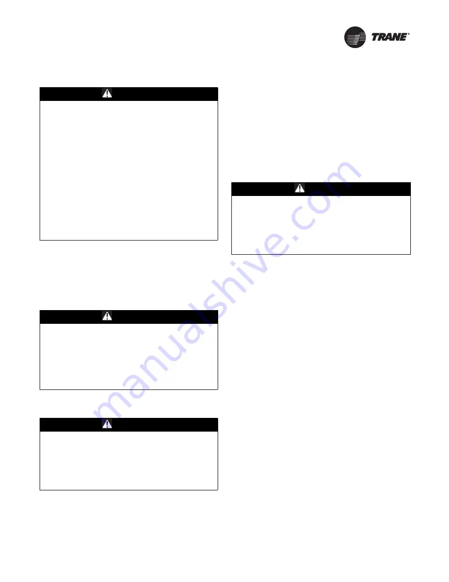 Trane GMND-SVX01B-EN Installation, Operation And Maintenance Manual Download Page 31