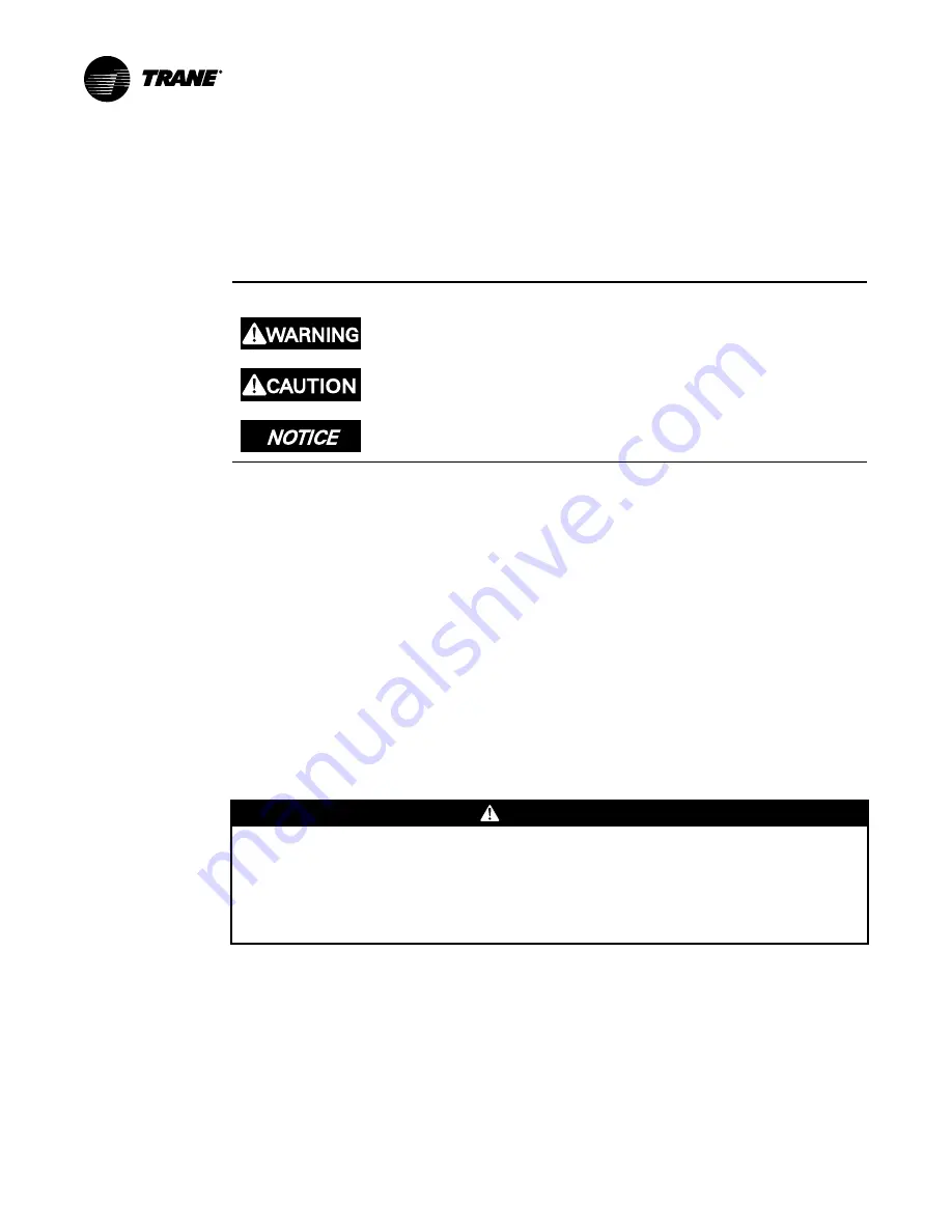 Trane GRAA Installation, Operation And Maintenance Manual Download Page 2