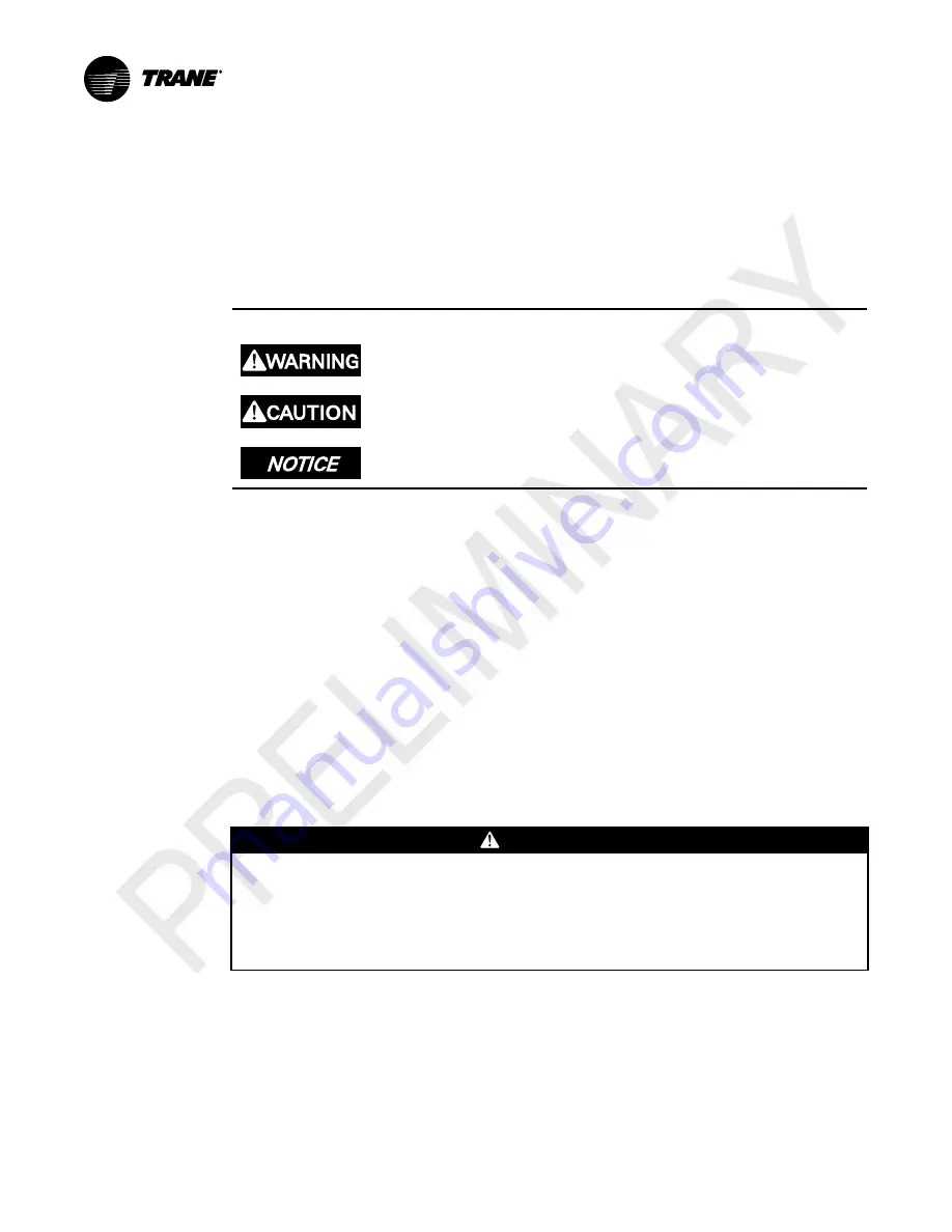 Trane GXAA Installation, Operation And Maintenance Manual Download Page 2