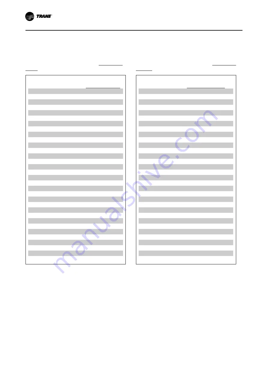 Trane LonWorks TR200 Instruction Manual Download Page 67