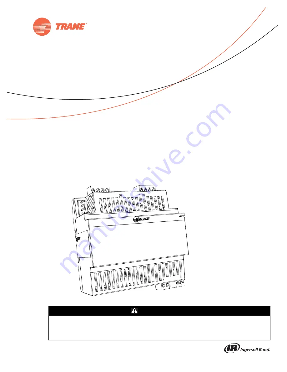 Trane PM014 Скачать руководство пользователя страница 1