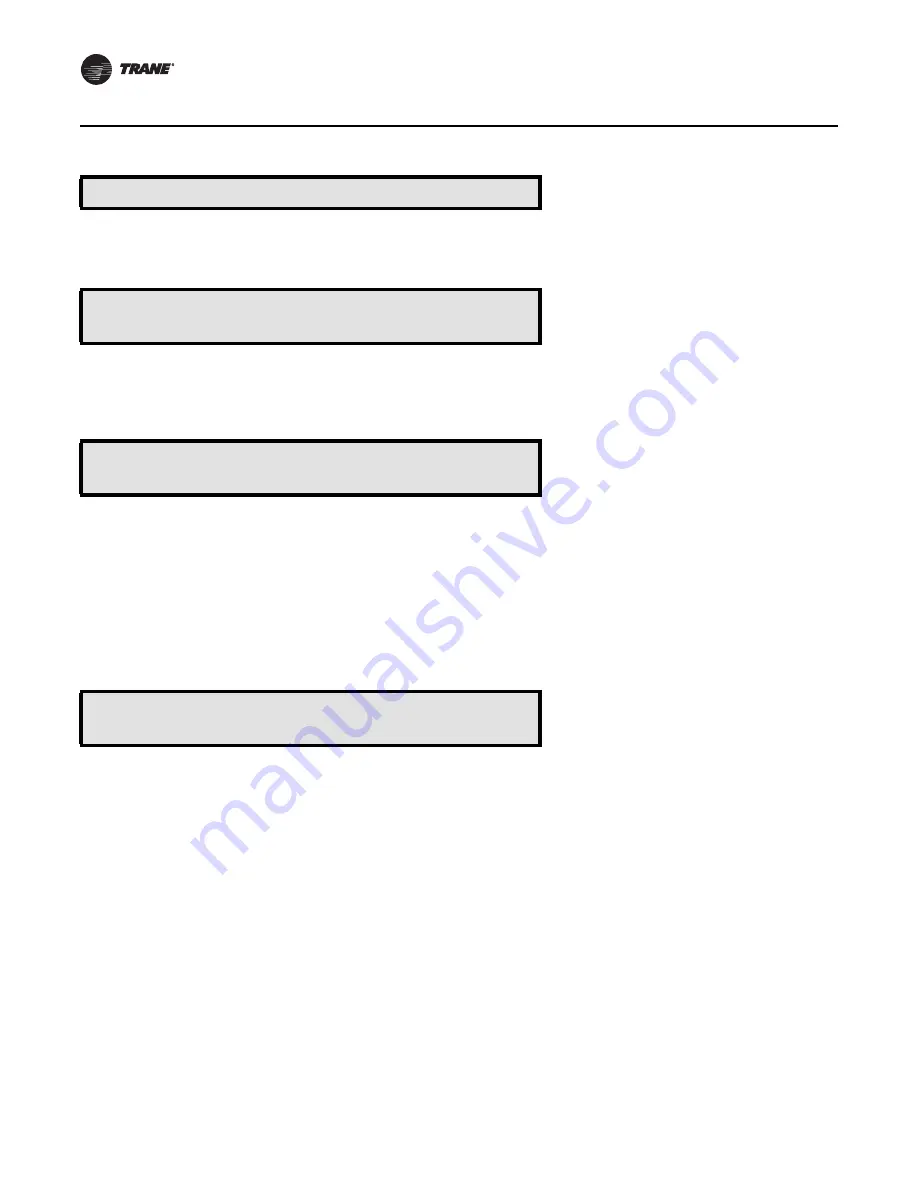 Trane S*HF*20-75 Troubleshooting Manual Download Page 30