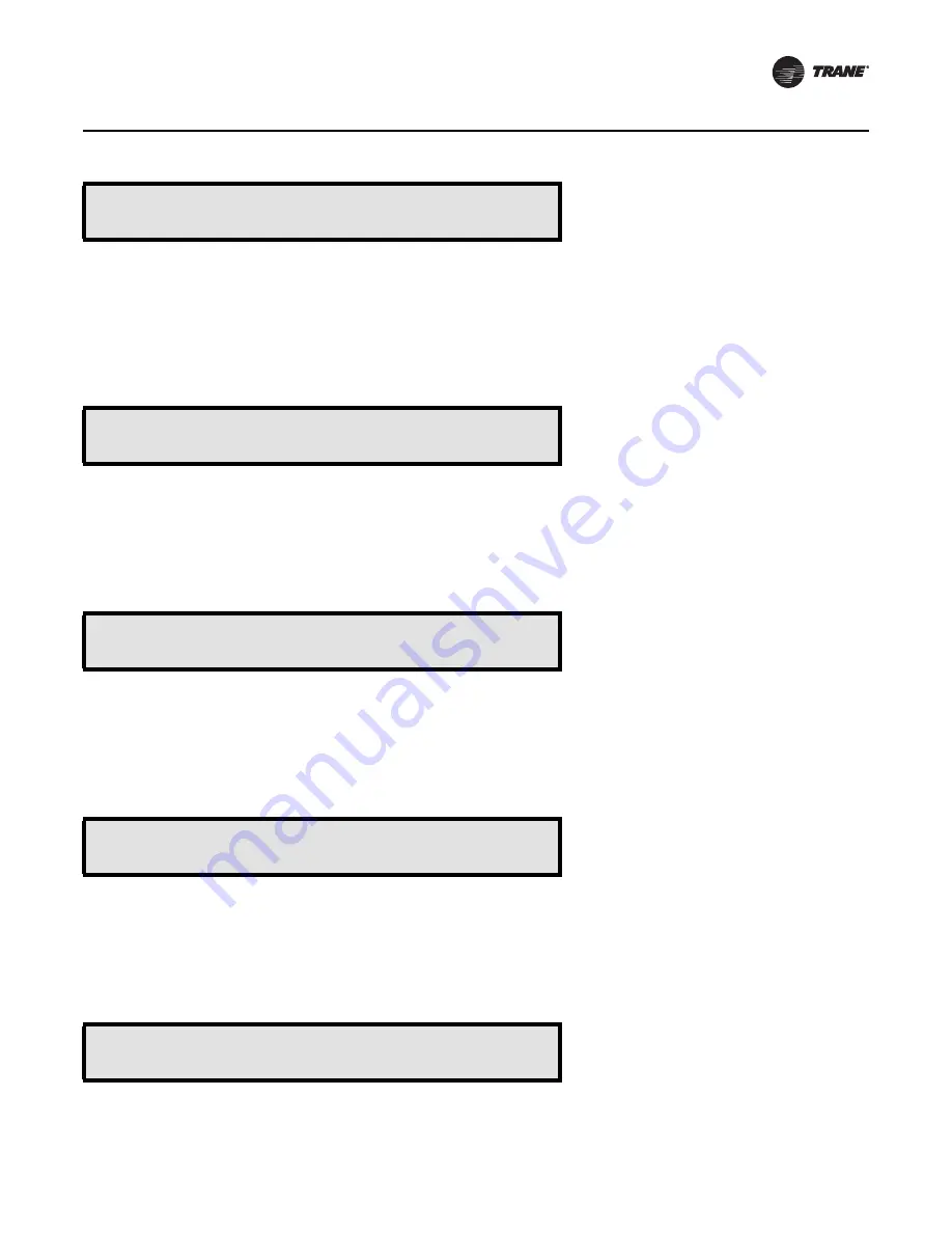 Trane S*HF*20-75 Troubleshooting Manual Download Page 41