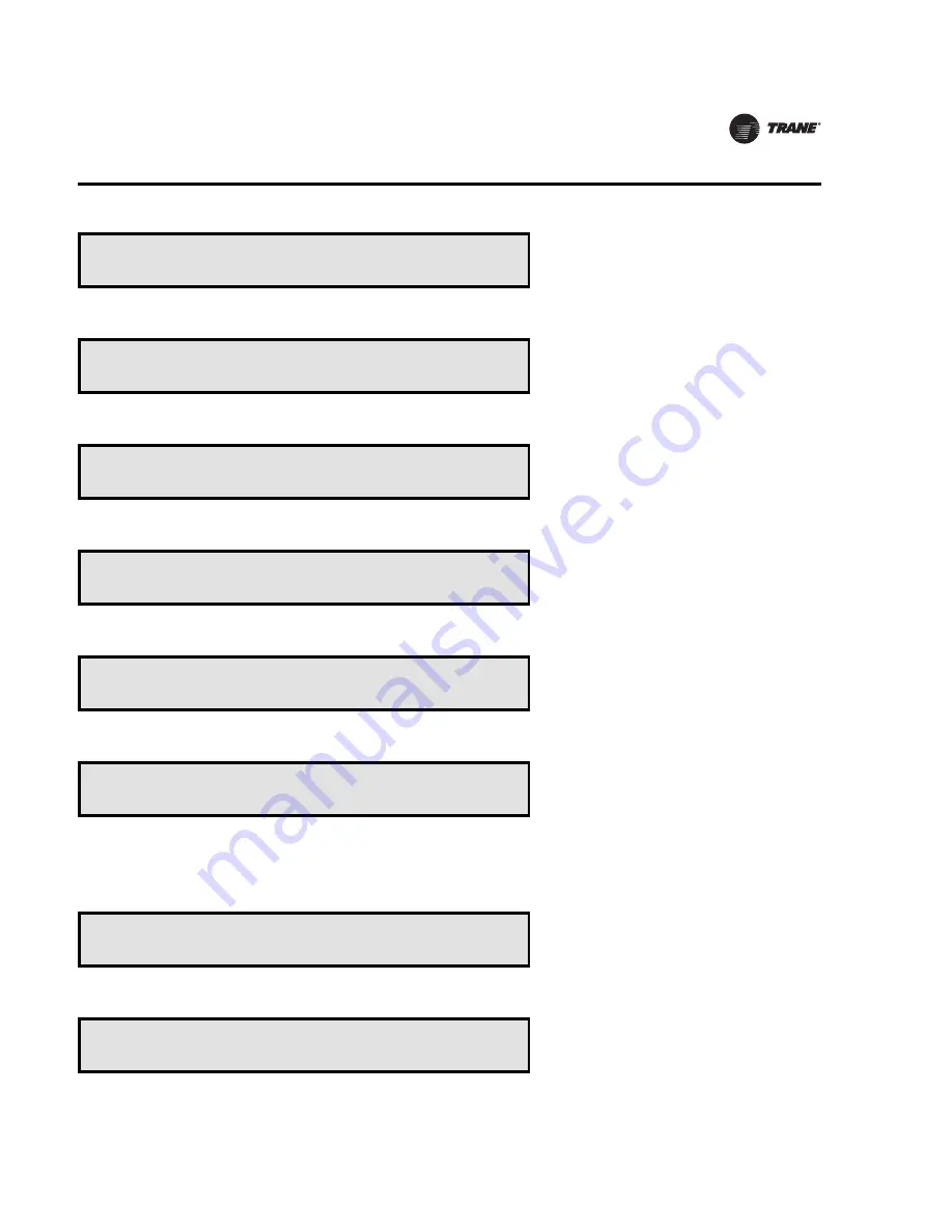 Trane S*HF*20-75 Troubleshooting Manual Download Page 79