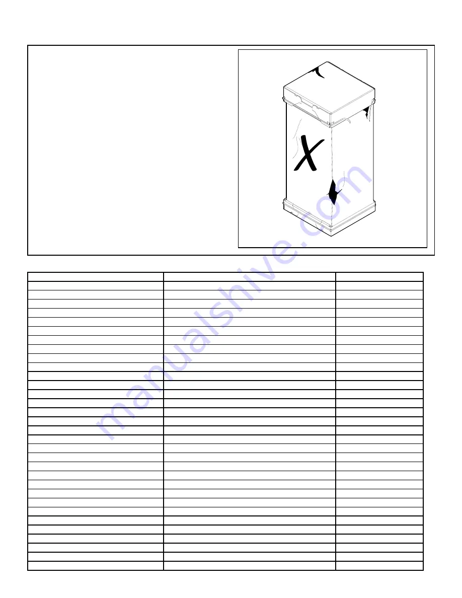 Trane TAM7A0A24H21SB Installer'S Manual Download Page 5