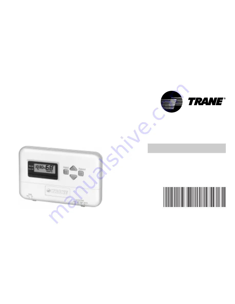 Trane TAYSTAT 540 Скачать руководство пользователя страница 1