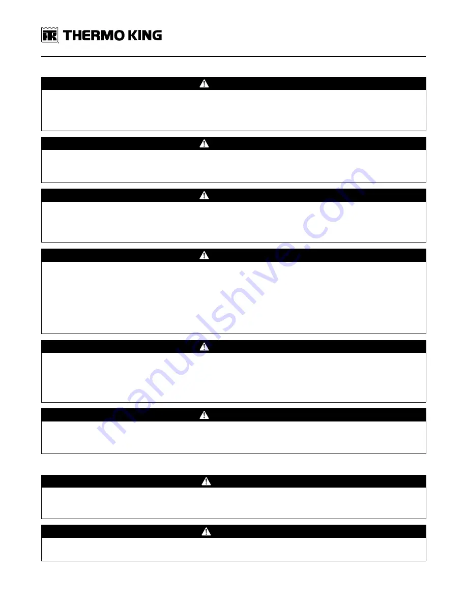 Trane Thermo King 401586 Maintenance Manual Download Page 8