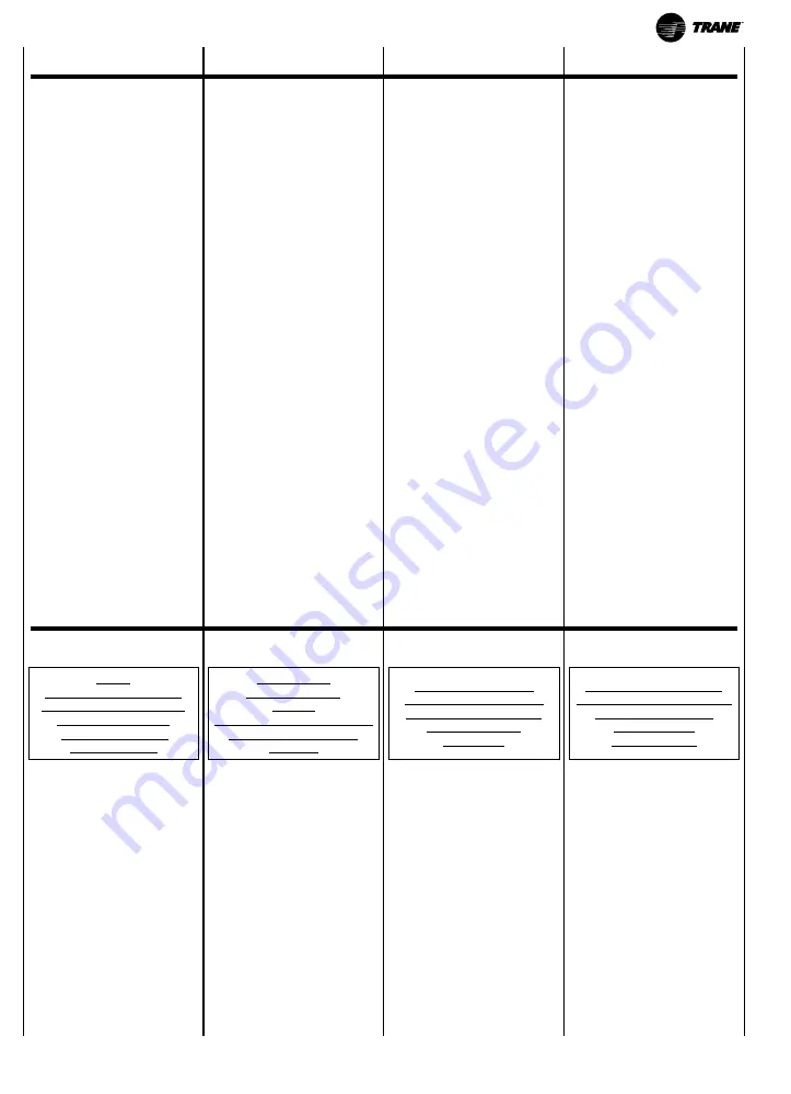 Trane UNT-SVU011C Series Technical Manual Download Page 3