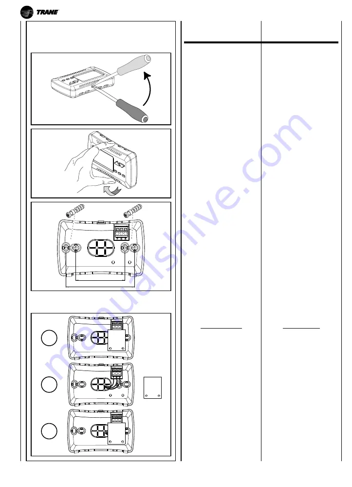 Trane UNT-SVU011C Series Technical Manual Download Page 98