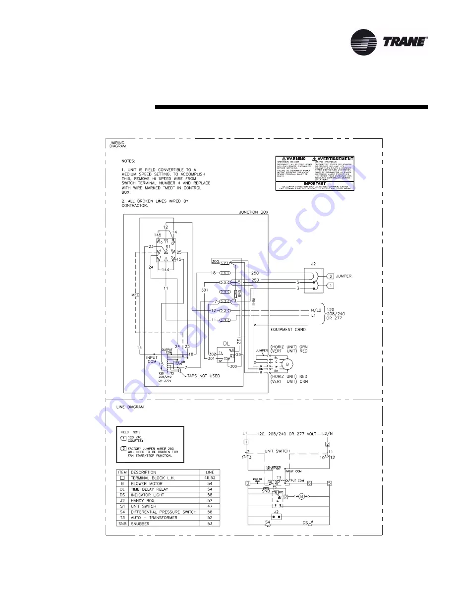 Trane UV-SVN02B-EN Installation Operation & Maintenance Download Page 33