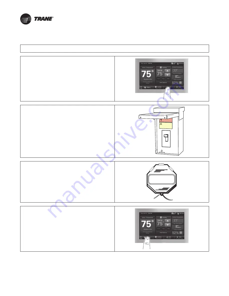 Trane Variable Speed ComfortLink II Скачать руководство пользователя страница 19