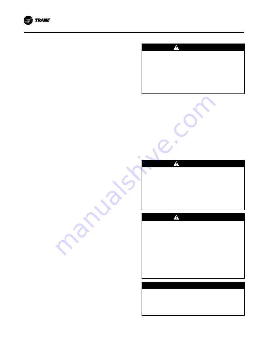 Trane Voyager Commercial Installation, Operation And Maintenance Manual Download Page 32