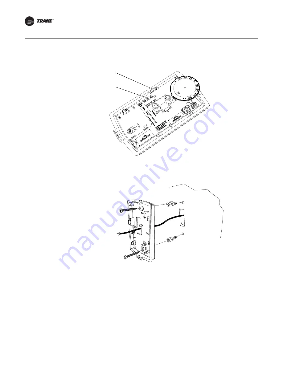 Trane Wired Temperature Sensors Скачать руководство пользователя страница 18