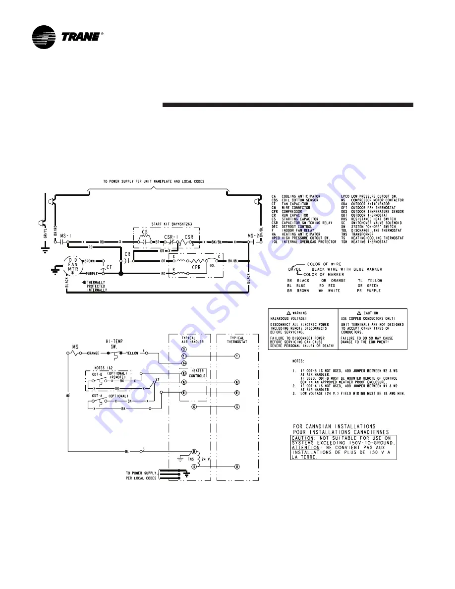 Trane XB 13 Product & Performance Data Download Page 10