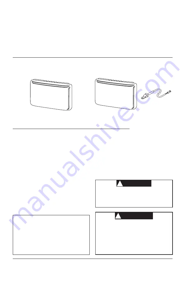 Trane ZZSENSAL0300AA Installation Instructions Download Page 1