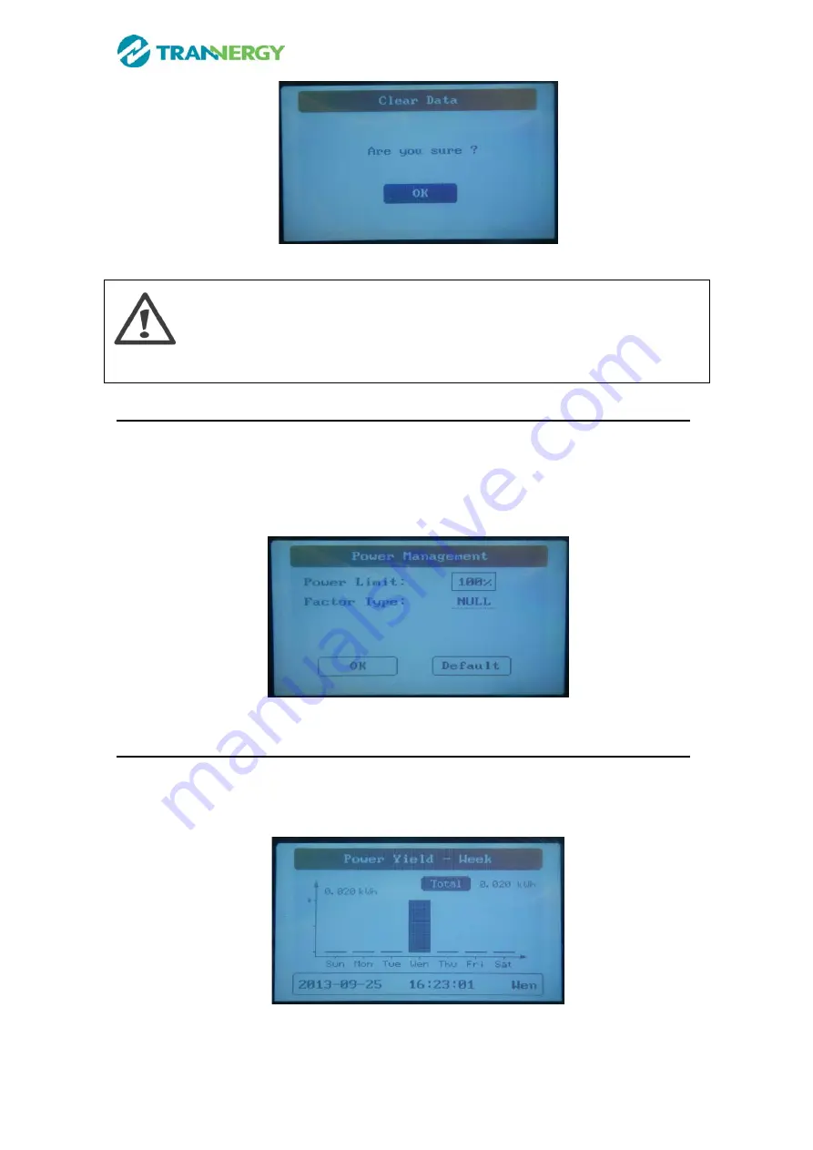 Trannergy TRB010KTL User Manual Download Page 27