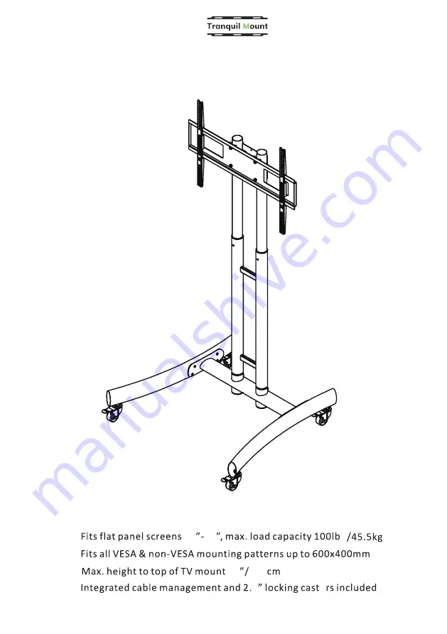 Tranquil Mount TMO-LFF6401 Скачать руководство пользователя страница 1