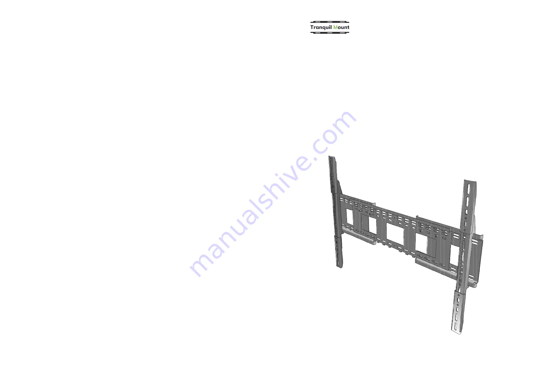 Tranquil Mount TMO-UM1 Скачать руководство пользователя страница 1