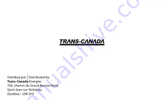 Trans-Canada RC2012 Скачать руководство пользователя страница 14