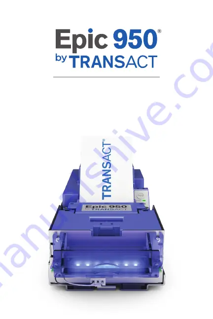 TransAct EPIC 950 Скачать руководство пользователя страница 1