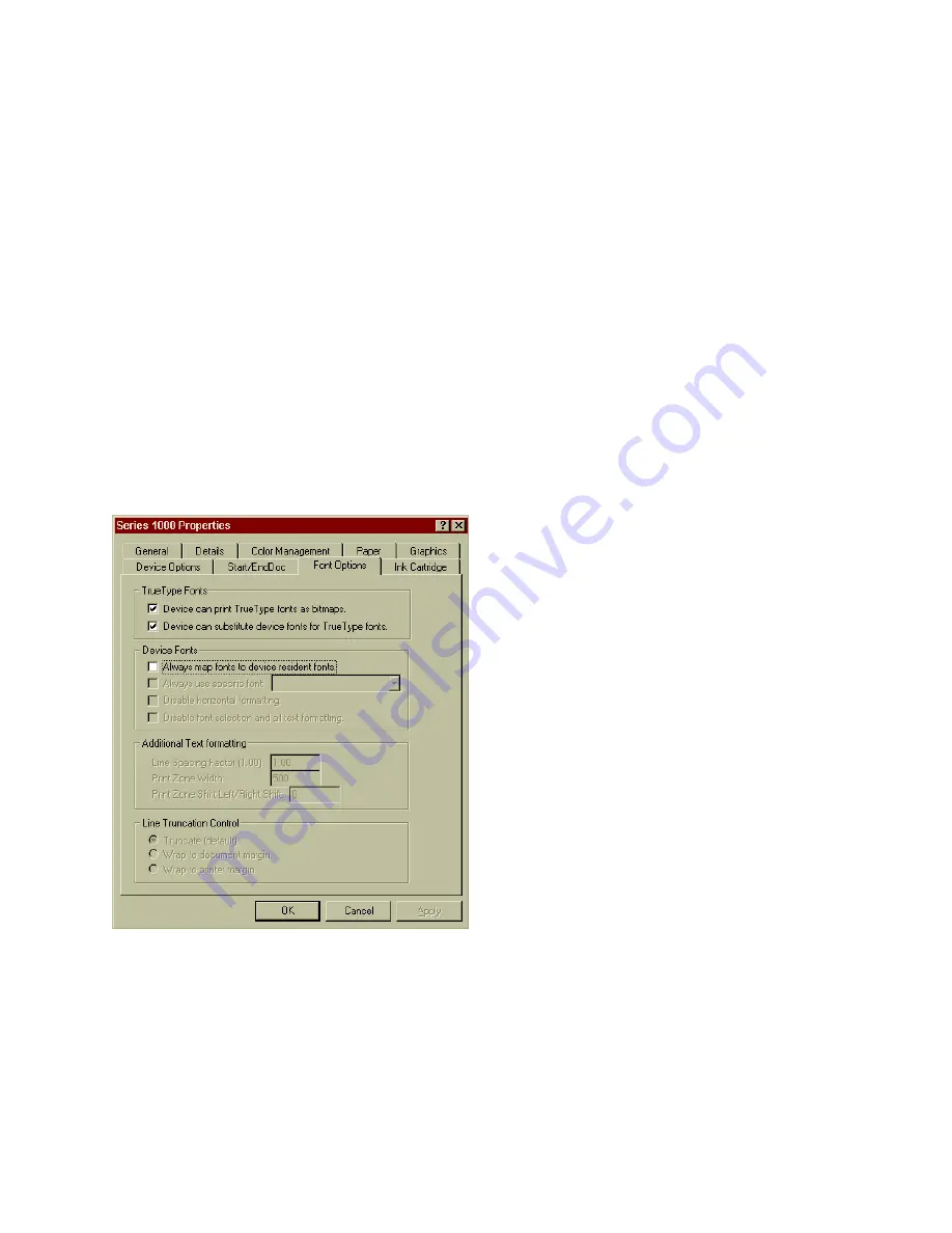 TransAct POSJET 1500 Programmer'S Manual Download Page 82