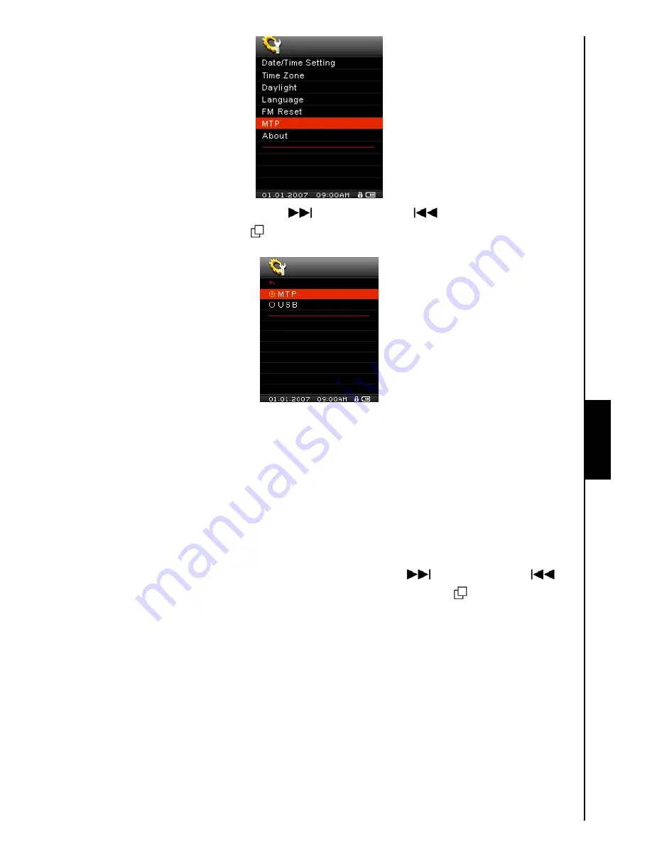 Transcend MP840 Скачать руководство пользователя страница 47