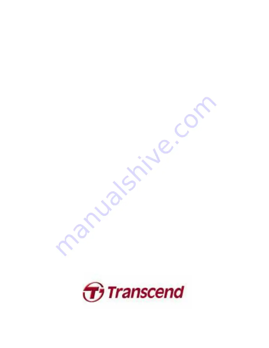 Transcend PF720 Скачать руководство пользователя страница 1