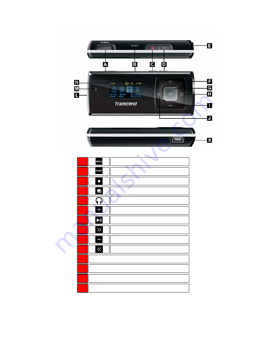 Transcend T.sonic 650 User Manual Download Page 8