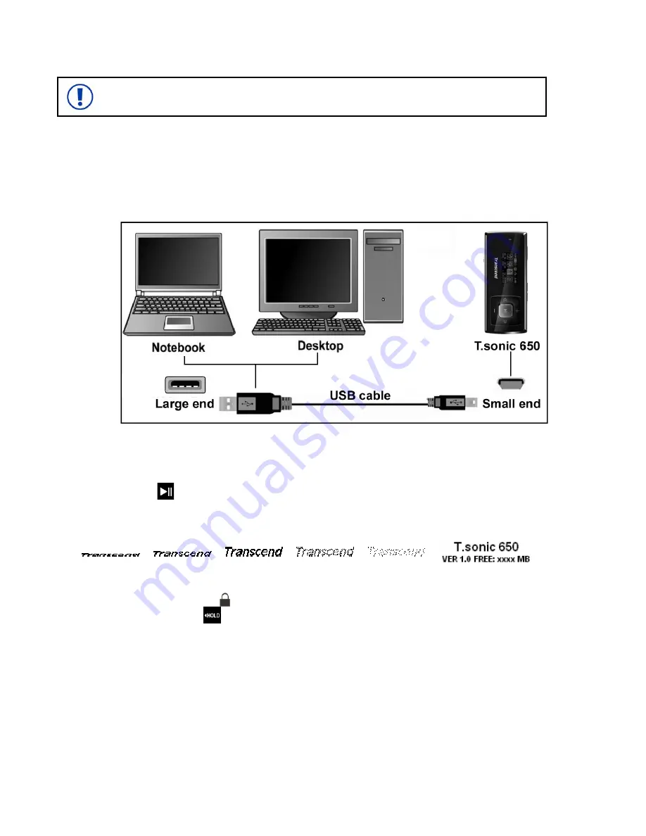 Transcend T.sonic 650 User Manual Download Page 10