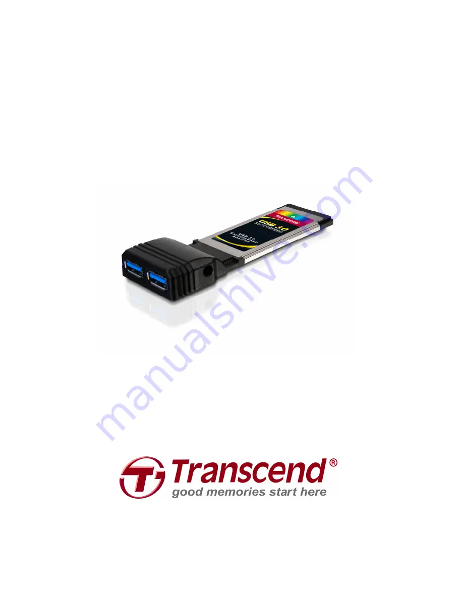 Transcend TS-PNU3 User Manual Download Page 1