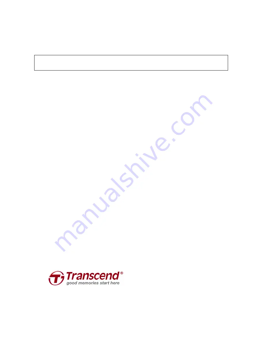 Transcend TS-PNU3 User Manual Download Page 10