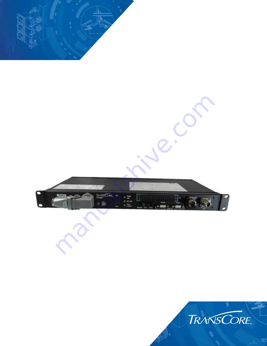 TransCore AI1422E User Manual Download Page 1