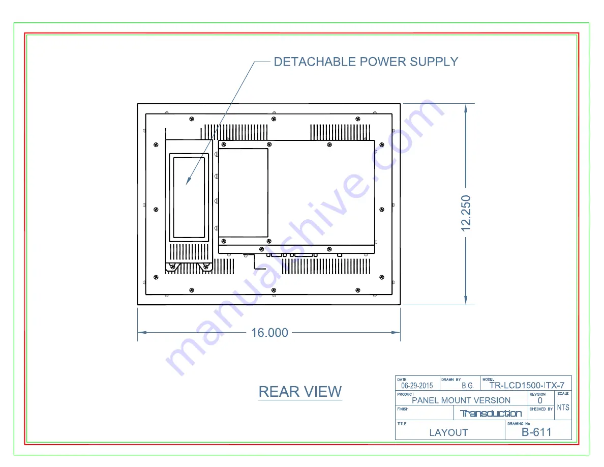 Transduction TR-LCD1500-ITX-7 User Manual Download Page 97