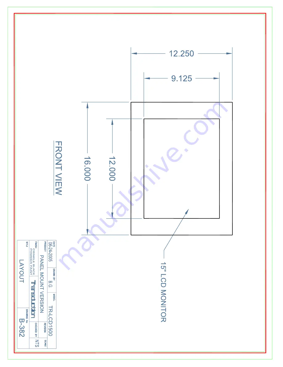 Transduction TR-LCD1500-PM Скачать руководство пользователя страница 11