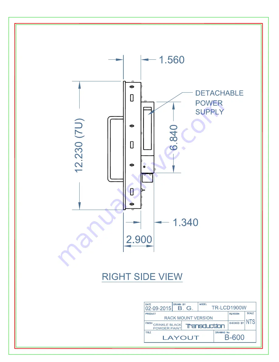 Transduction TR-LCD1900W-DM Скачать руководство пользователя страница 20