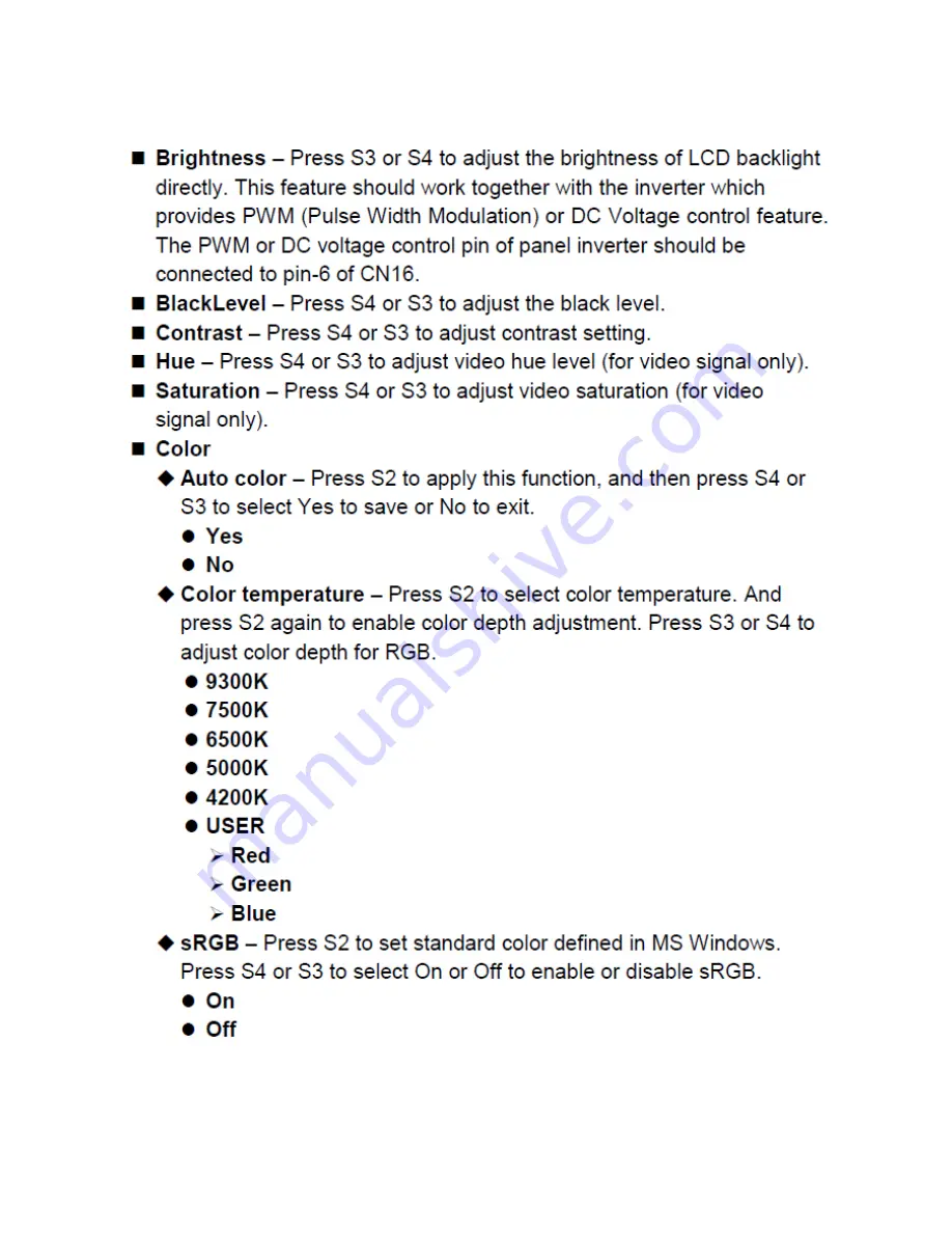 Transduction TR-LCD2300W User Manual Download Page 22