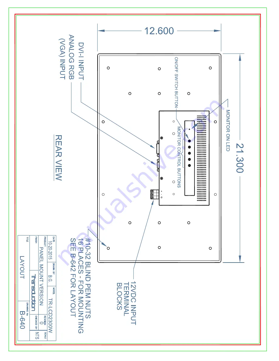 Transduction TR-LCD2300W User Manual Download Page 29