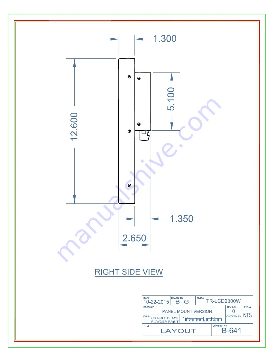 Transduction TR-LCD2300W User Manual Download Page 30