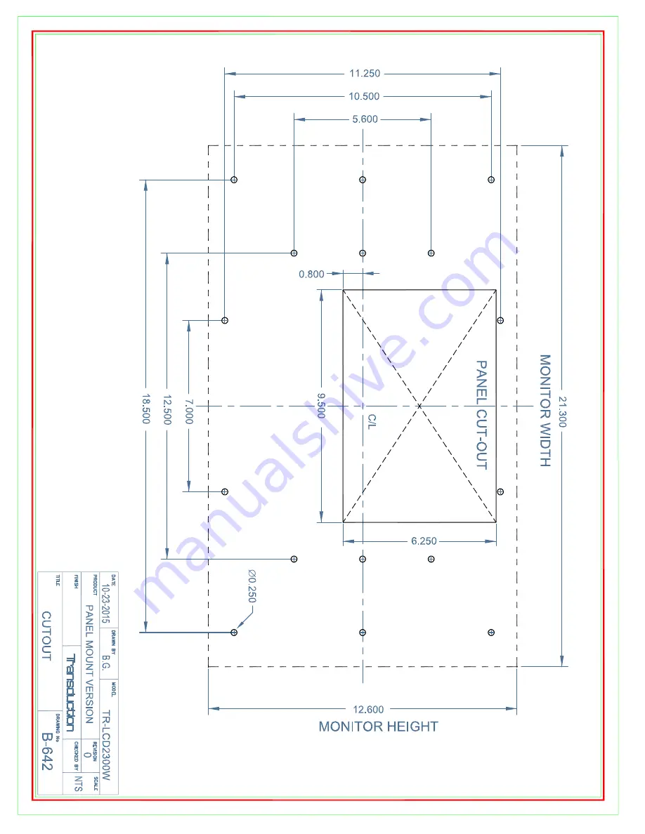 Transduction TR-LCD2300W User Manual Download Page 31